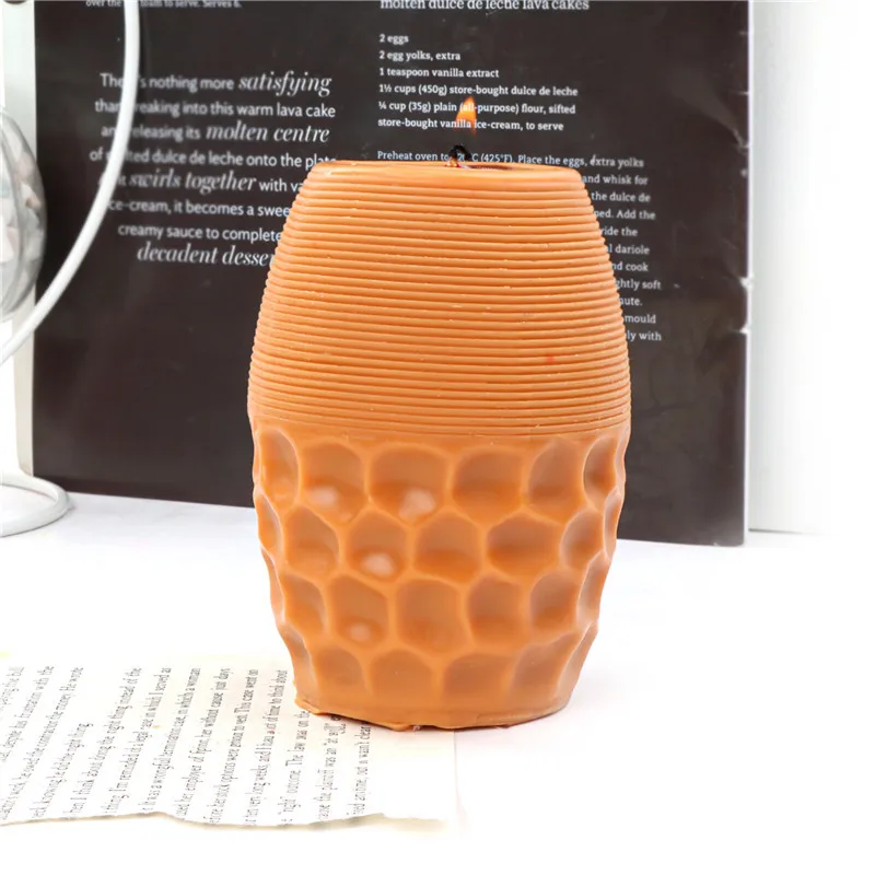 

Honeycomb Flower Thread Silicone Mold Gypsum form Handmade Aromatherapy Candle Ornaments Handicrafts Soap Mold Hand Gift Making