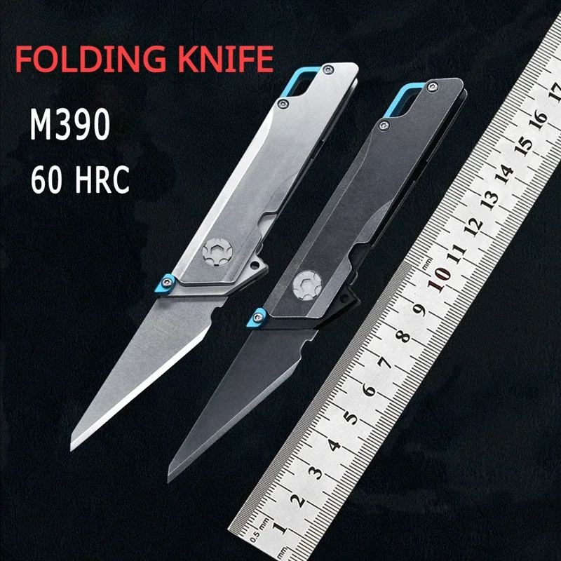 

M390 Steel Self-defense Outdoor Camping Folding Knife Hunting Survival Mini Pocket Fruit Knife Tactical Knives EDC Sharp Tools