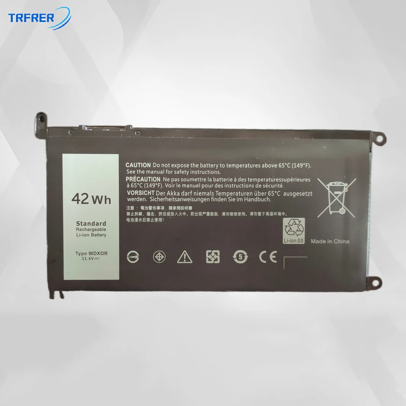 WDXOR Laptop battery For Dell Inspiron 14-5468 7460 15-5565 5567 7560 Latitude 3590 Vostro 14-5468 5468D
WDXOR Laptop battery For Dell Inspiron 14-5468 7460 15-5565 5567 7560 Latitude 3590 Vostro 14-5468 5468D