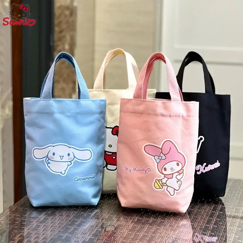 Cartoon Sanrios Canvas Bag Hello Kittys Cinnamoroll Kuromi Kawaii Cute Travel Tote Bag Cup Bag Girls Makeup Bag Children's Gift
Cartoon Sanrios Canvas Bag Hello Kittys Cinnamoroll Kuromi Kawaii Cute Travel Tote Bag Cup Bag Girls Makeup Bag Children's Gift