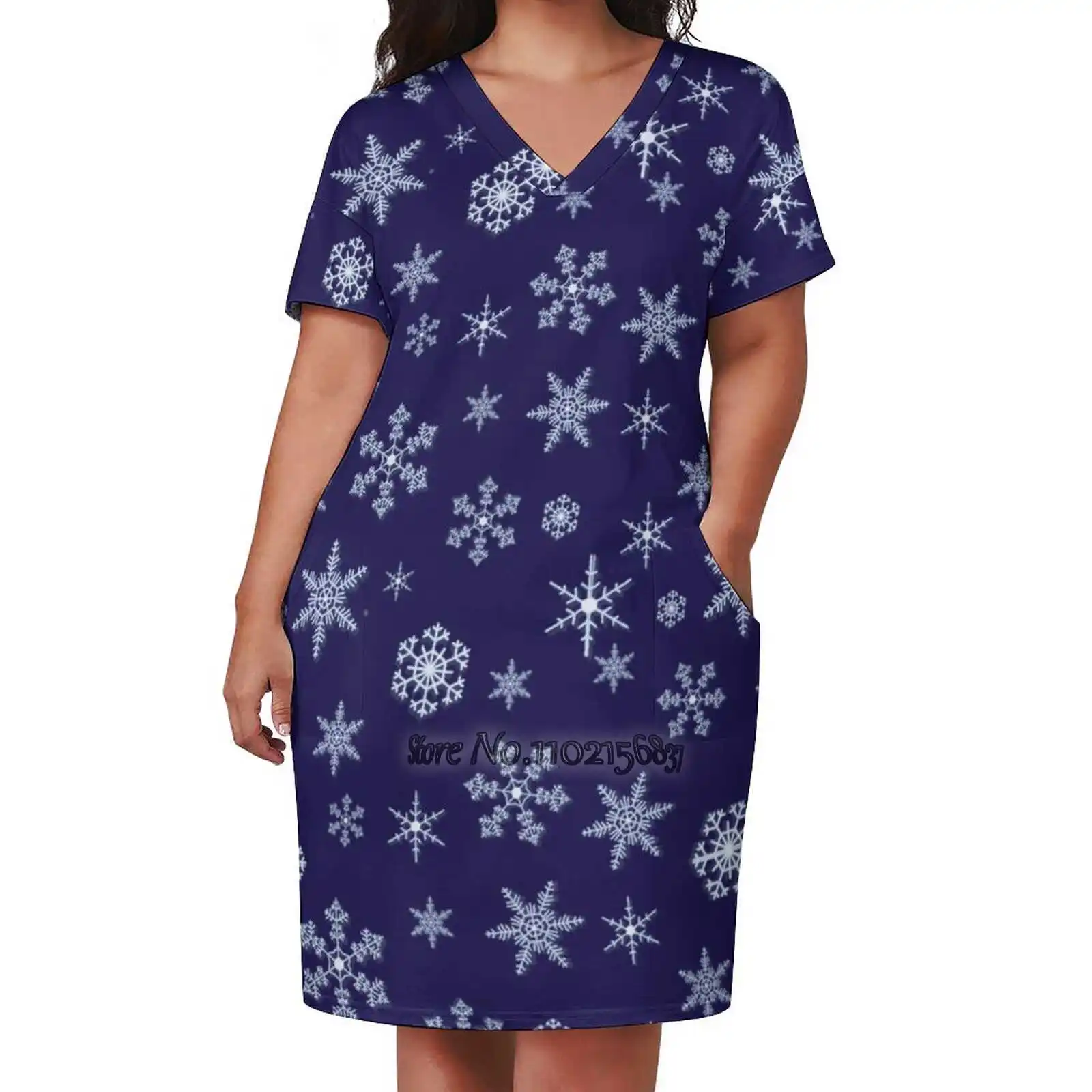 Snow Is Falling All Around Us.... Loose V-Neck Short Sleeve Skirt Elegant High Quality Dress Lightweight Fabric Skirt Snow
Snow Is Falling All Around Us.... Loose V-Neck Short Sleeve Skirt Elegant High Quality Dress Lightweight Fabric Skirt Snow