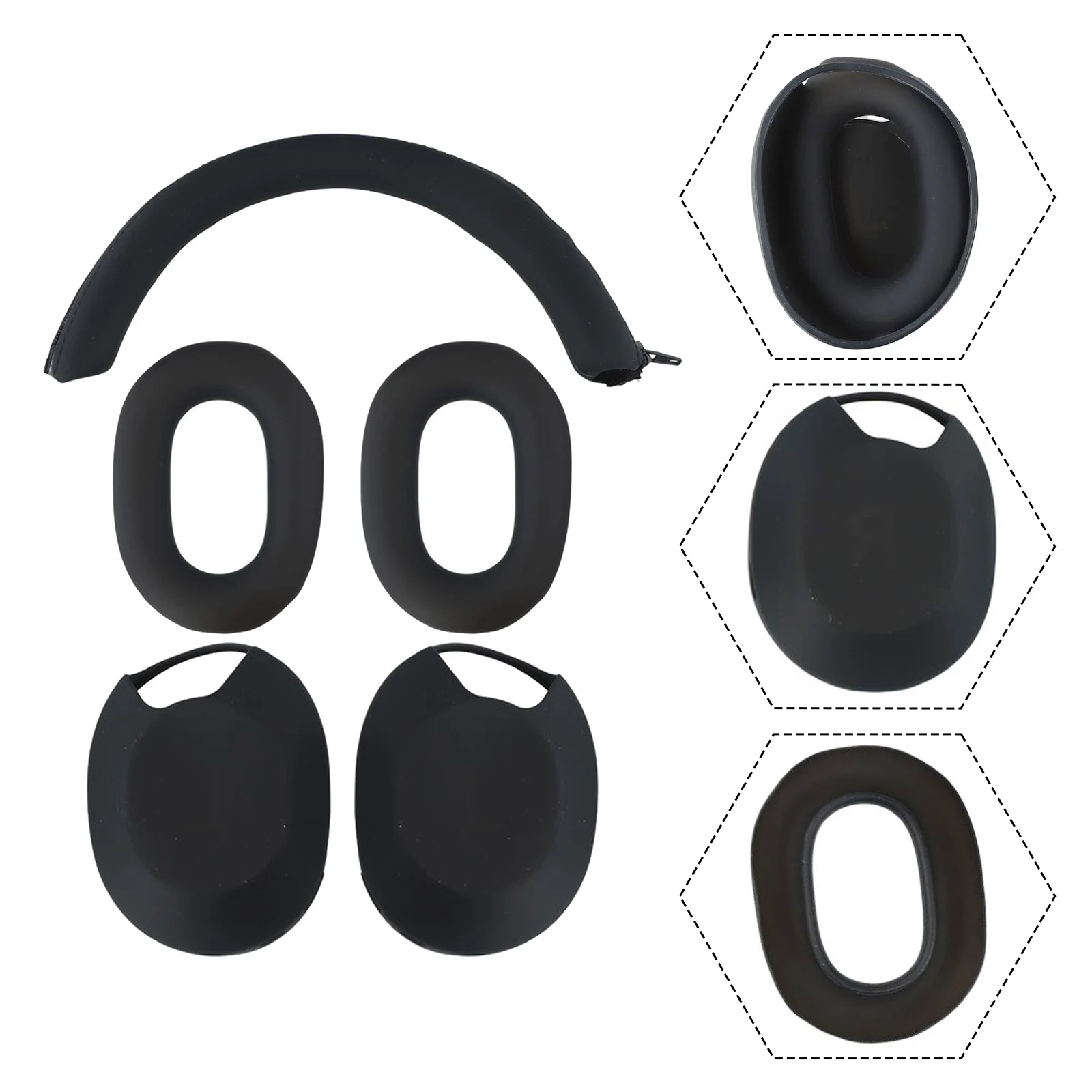 Quality Headphone Cover For Sony WH-1000XM5 Earphone Silicone Protective Case Headset Headbeam Protector Sleeve
Quality Headphone Cover For Sony WH-1000XM5 Earphone Silicone Protective Case Headset Headbeam Protector Sleeve