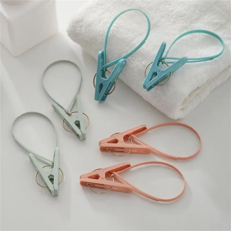 

Plastic Laundry Clip Windproof Clothespins Portable Bra Socks Hanger Hook Quilt Clothing Clip Hanging Rope Clothes Peg