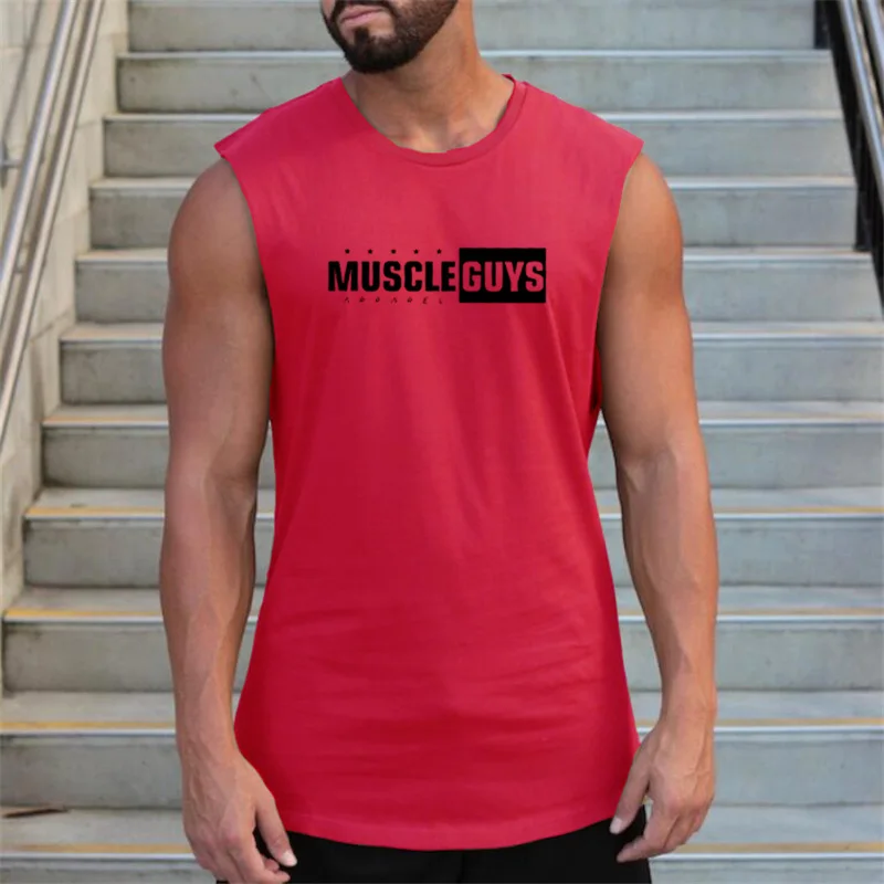 2023 Hot Style Gym Fitness Sleeveless Casual Men Tank Tops Summer Breathable Comfortable Workout Muscle Cool Cotton Print Shirt
2023 Hot Style Gym Fitness Sleeveless Casual Men Tank Tops Summer Breathable Comfortable Workout Muscle Cool Cotton Print Shirt