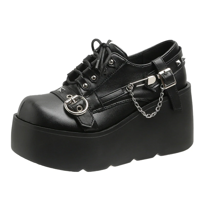 8.5CM Hidden Heels Women Autumn Chunky Sneakers Trainers Platform Shoes Outdoor Sport Dad Shoes Metal Chain Leather Casual Shoes
8.5CM Hidden Heels Women Autumn Chunky Sneakers Trainers Platform Shoes Outdoor Sport Dad Shoes Metal Chain Leather Casual Shoes