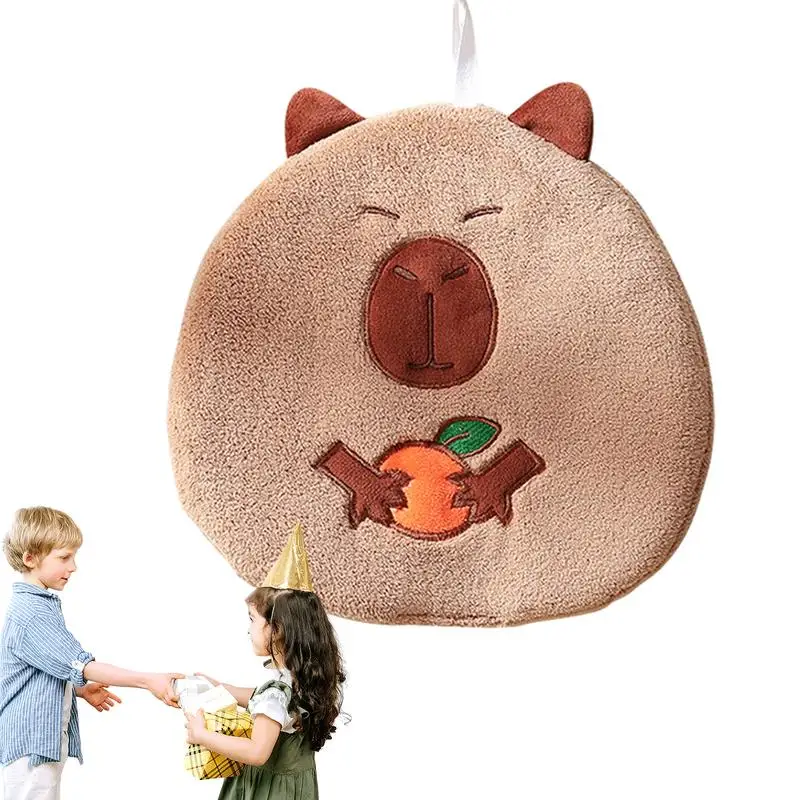 Cartoon Hand Towels Capybara Absorbent Coral Fleece Towels Space Saving Towels For Shower Spa Cute Decorative Towels For Kitchen
Cartoon Hand Towels Capybara Absorbent Coral Fleece Towels Space Saving Towels For Shower Spa Cute Decorative Towels For Kitchen