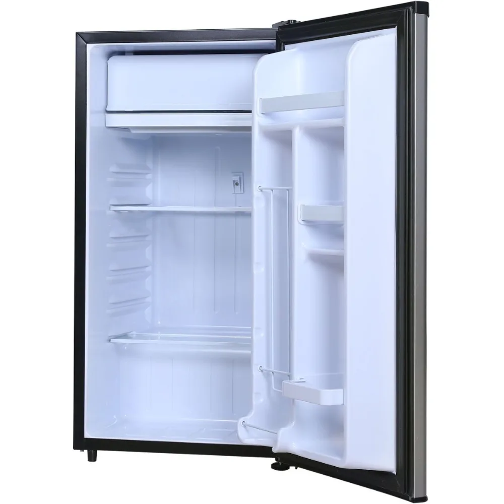 Refrigerator, Platinum Series Retro 3.2 Cu. Ft. Compact Fridge - Stainless with Chrome Trim - Stainless/Chrome Trim
Refrigerator, Platinum Series Retro 3.2 Cu. Ft. Compact Fridge - Stainless with Chrome Trim - Stainless/Chrome Trim
