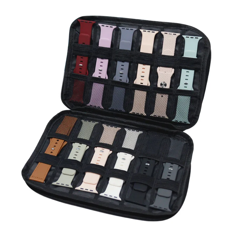 1 pcs Watch Box For Apple watch band series 10 ultra 2 9 se 8 7 Strap Storage Bag case for samsung galaxy watch 7 6 5 4 active 2 1 pcs Watch Box For Apple watch band series 10 ultra 2 9 se 8 7 Strap Storage Bag case for samsung galaxy watch 7 6 5 4 active 2