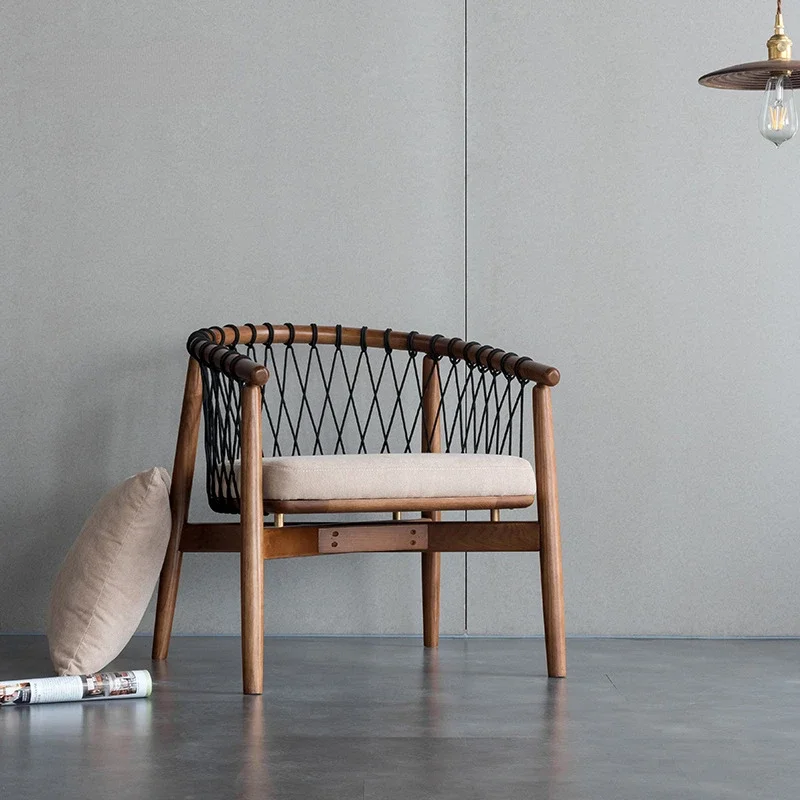Nordic style living room leisure chair modern minimalist balcony bedroom rope single sofa chair
Nordic style living room leisure chair modern minimalist balcony bedroom rope single sofa chair