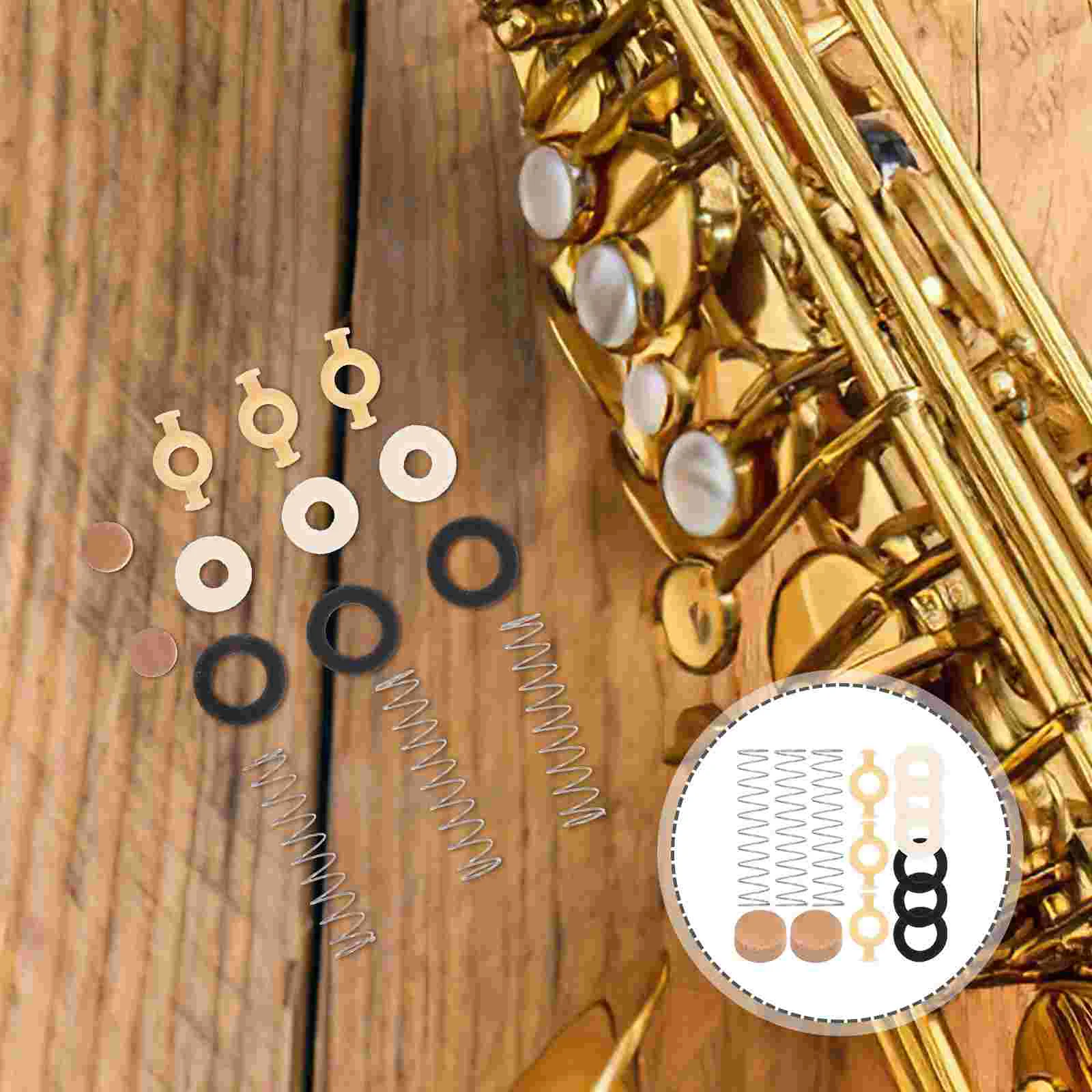 

Trumpet Valve Repair Kit Trumpet Bumper Stopper Valve Guide Trumpet Felt Washer Musical Instrument Maintenance Mouthpiece
