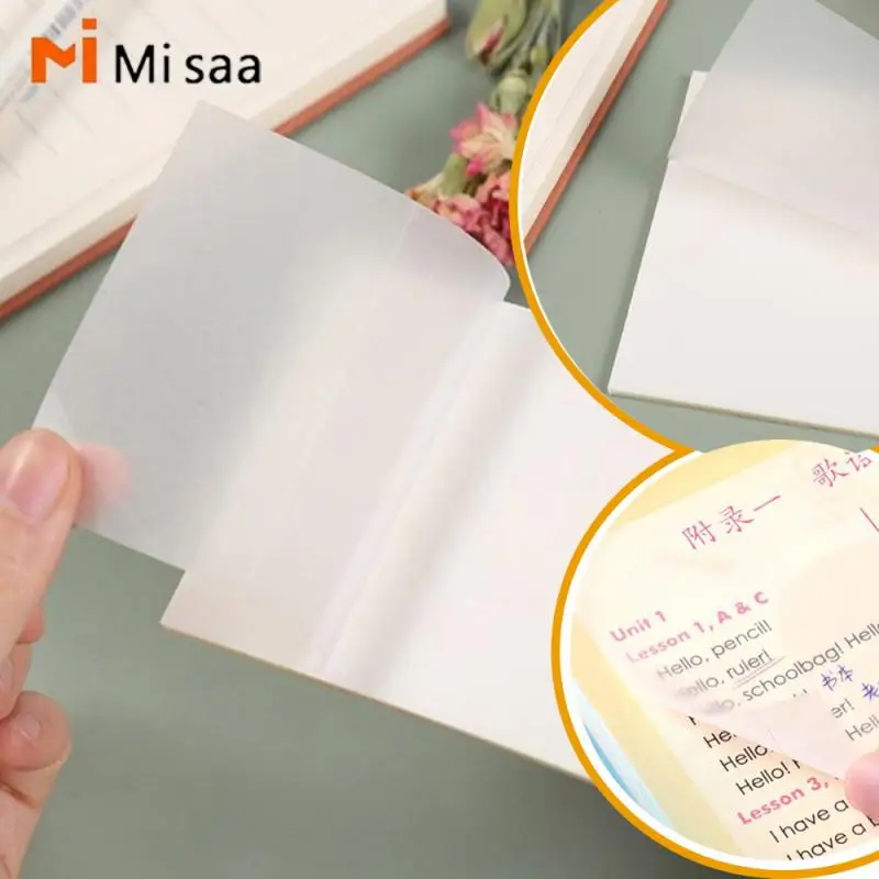 50Sheet Transparent Sticker Posted Sticky Transparent Sticky Notes Self Adhesive Stickers Pad Notepads Journal School Stationer
50Sheet Transparent Sticker Posted Sticky Transparent Sticky Notes Self Adhesive Stickers Pad Notepads Journal School Stationer