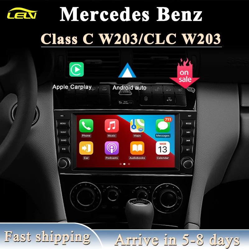 Factory Price 8inch Android Intelligent System Apple Carplay Car Video Player Central Multimedia For Mercedes Benz C Class W203
Factory Price 8inch Android Intelligent System Apple Carplay Car Video Player Central Multimedia For Mercedes Benz C Class W203