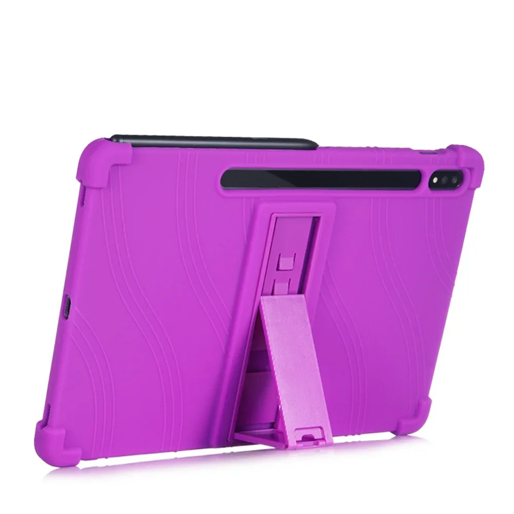 

Case for Samsung Tab S8+/S8 Plus 2022 SM-X800 X806 12.4" silicone Tablet Cover Tab S7 FE T730 T733 T736B S7+ SM-T970 T976B coque