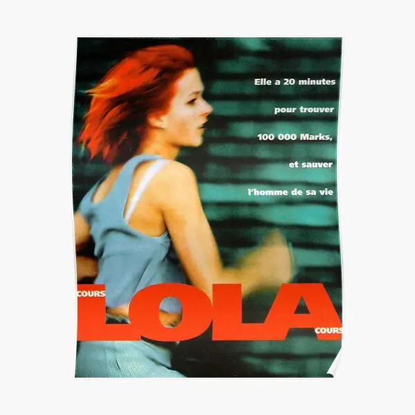 

1998 Run Lola Run Movie Poster Wall Painting Vintage Funny Home Decor Print Mural Picture Modern Art Room Decoration No Frame