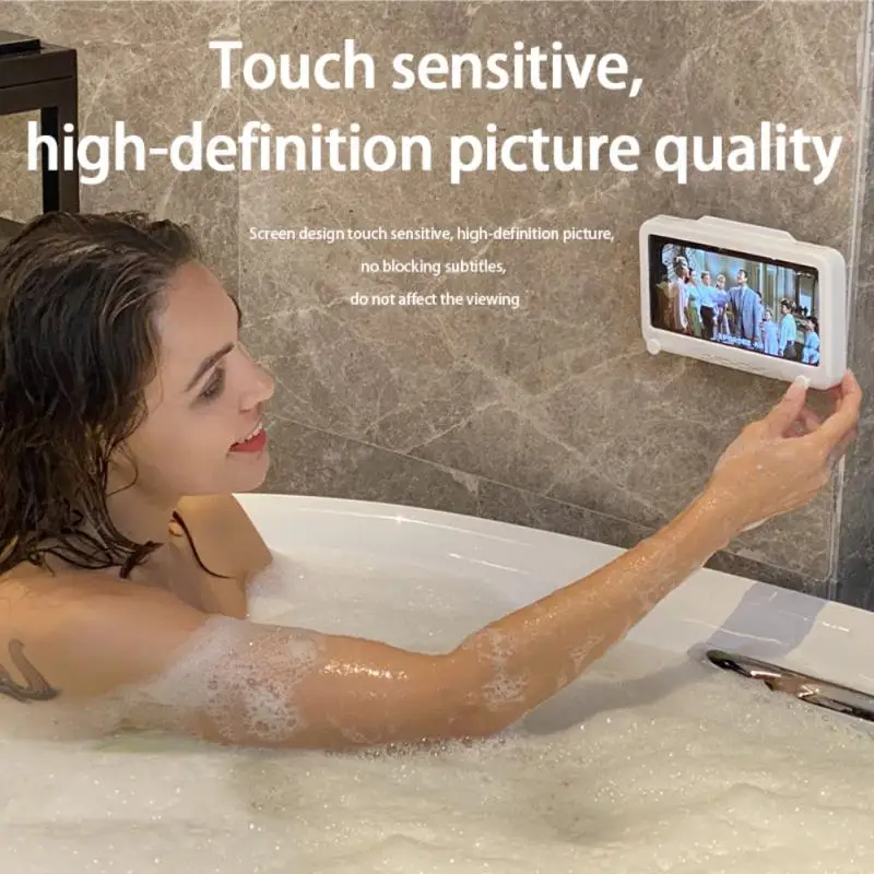 RYRA 360°Rotation Kitchen Toilet Mobile Phone Holder Waterproof Touchable Case Wall Mounted Bathroom Phone Shelves Storage Box
RYRA 360°Rotation Kitchen Toilet Mobile Phone Holder Waterproof Touchable Case Wall Mounted Bathroom Phone Shelves Storage Box