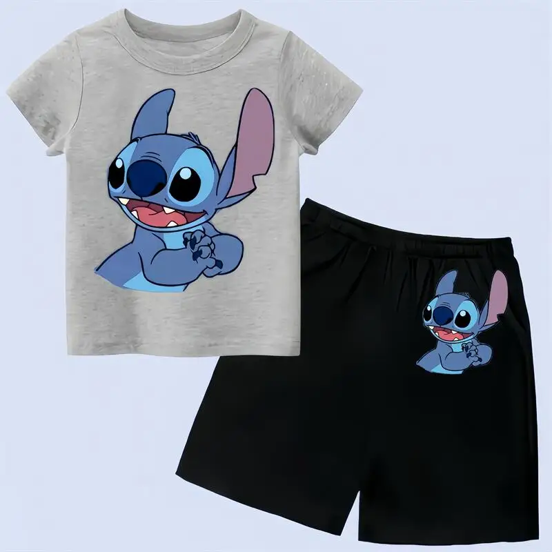 Stitch Children's Set Unisex Summer Cartoon Style Boys and Girls T-shirt Shorts
Stitch Children's Set Unisex Summer Cartoon Style Boys and Girls T-shirt Shorts