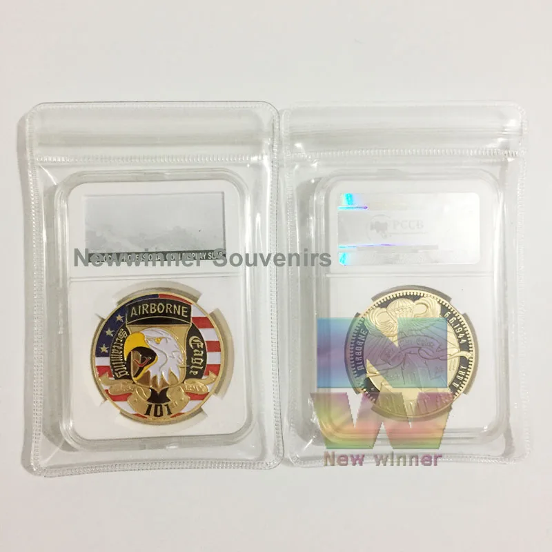 Military Souvenir USA Army Collectibles Gold Plated Commemorative Challenge Coin 101st Airborne Division Coin with PCCB
Military Souvenir USA Army Collectibles Gold Plated Commemorative Challenge Coin 101st Airborne Division Coin with PCCB