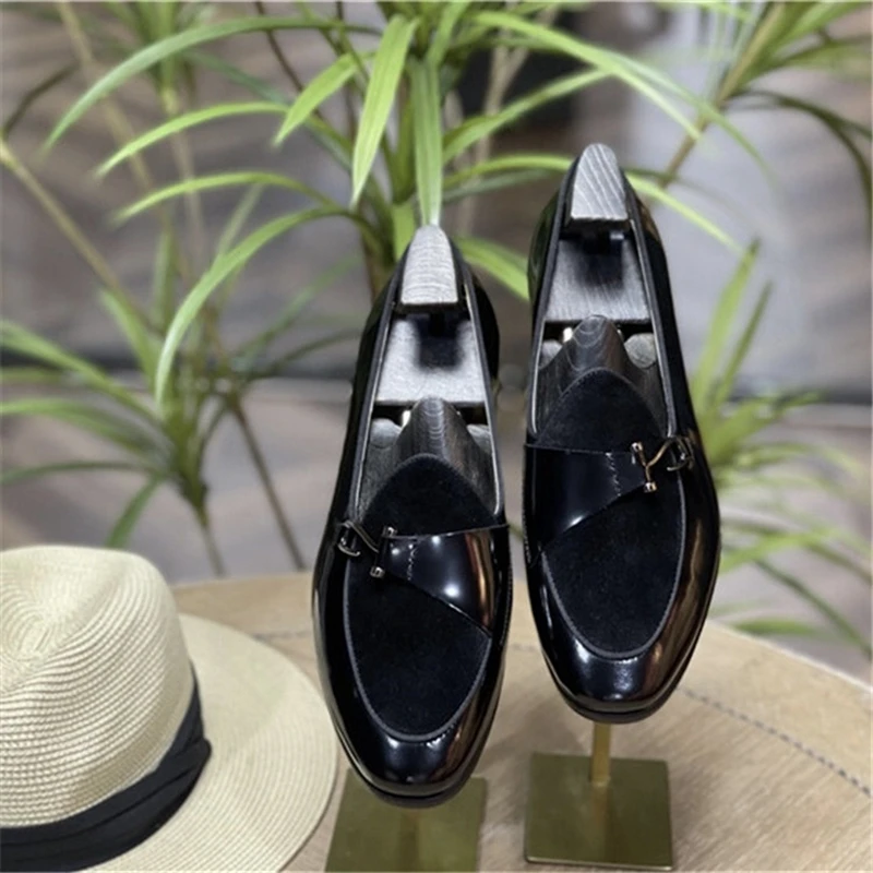 Italian Handmade Genuine Leather Men's Business Dress Leather Shoes Breathable Loafers Shoes British Footwear for Men
Italian Handmade Genuine Leather Men's Business Dress Leather Shoes Breathable Loafers Shoes British Footwear for Men