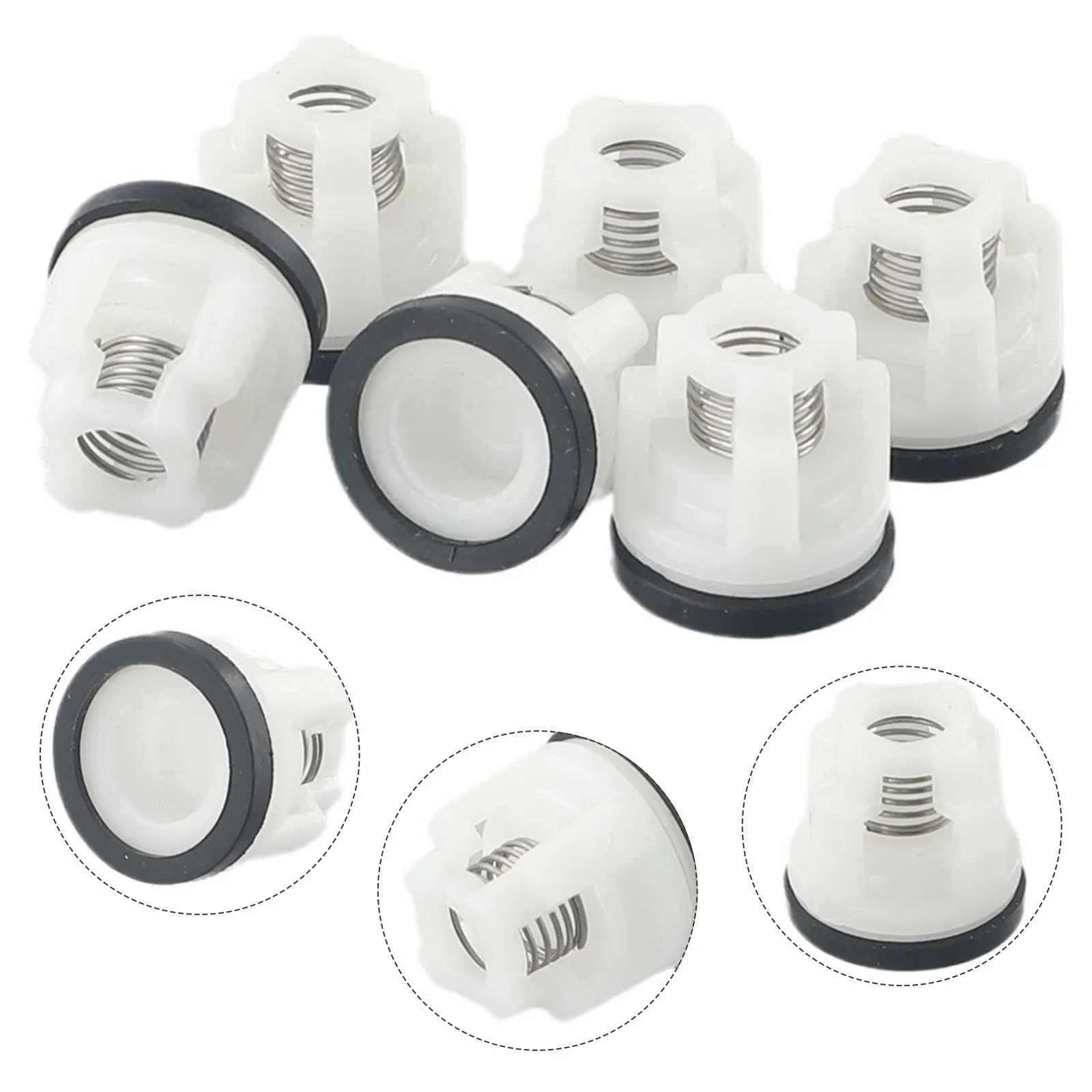 6pcs High Pressure Washer Check Valve For 280/380/360 Cleaning Washing Machine 380 Water Inlet Outdoor Garden Repair Tool Parts
6pcs High Pressure Washer Check Valve For 280/380/360 Cleaning Washing Machine 380 Water Inlet Outdoor Garden Repair Tool Parts