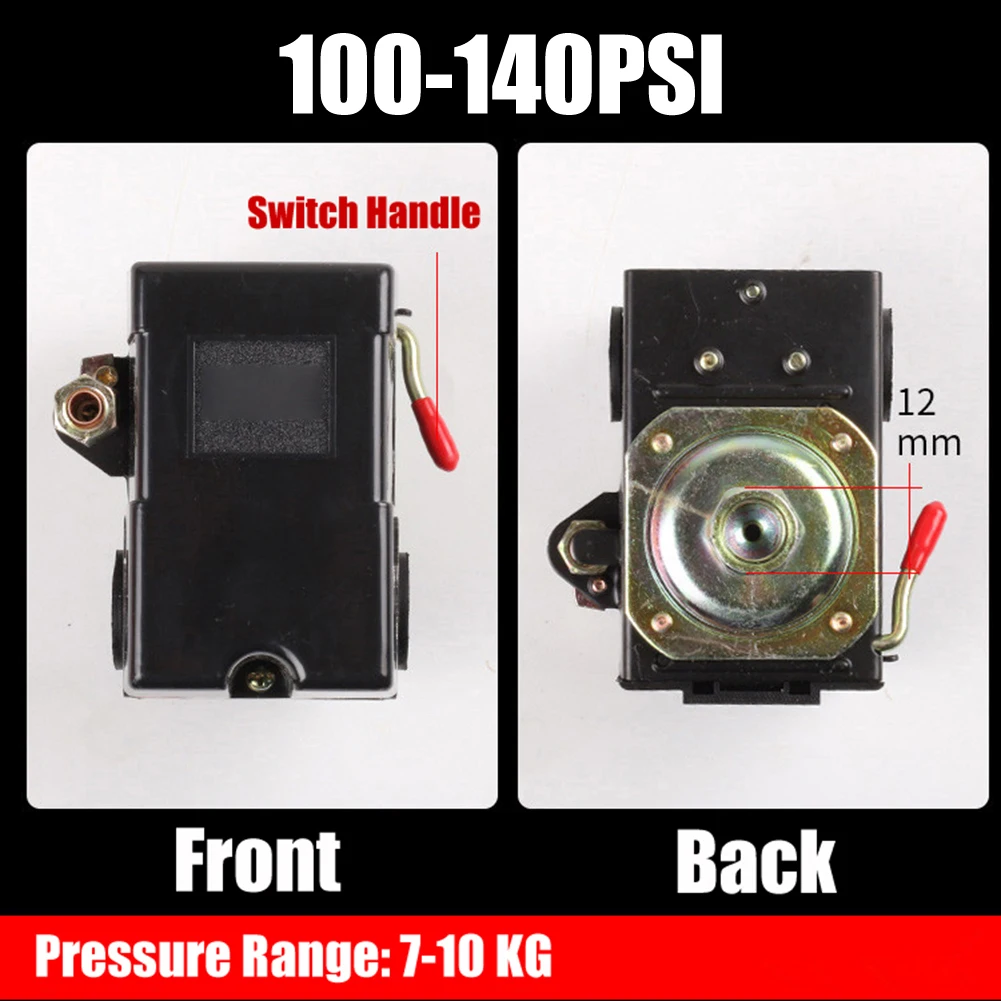240V 70-170Psi Air Pressure Switch For Air Compressor Spare Spart Small Air Pump Control Valve Single Port
240V 70-170Psi Air Pressure Switch For Air Compressor Spare Spart Small Air Pump Control Valve Single Port