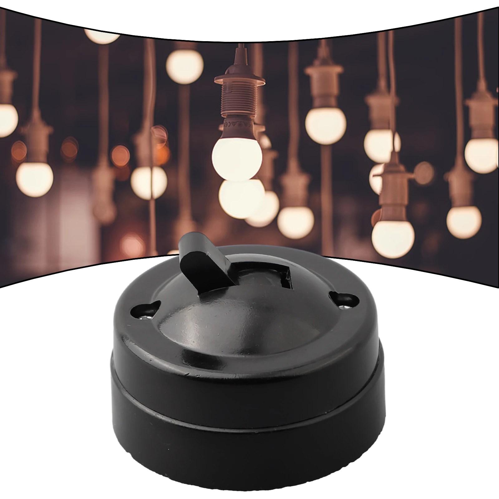 Single Control Switch Round Wall Mounted Home Decoration Household Light Switch Retro Retro Style 1PC 220-250V
Single Control Switch Round Wall Mounted Home Decoration Household Light Switch Retro Retro Style 1PC 220-250V