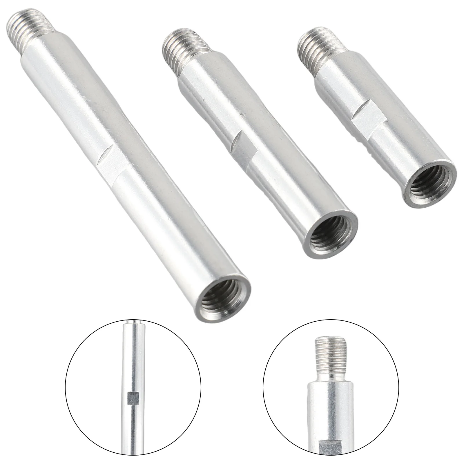 3x Angle Grinder Bit Extension Shaft 75 100 140mm M14 Connecting Rod For Polishing Pad Grinding Connection Adapter
3x Angle Grinder Bit Extension Shaft 75 100 140mm M14 Connecting Rod For Polishing Pad Grinding Connection Adapter