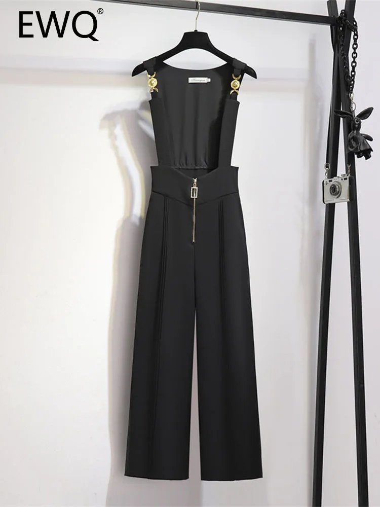 EWQ sweet style women Jumpsuits Metal decoration solid color high waist slim wide leg jumpsuit spring summer 2023 new 27SN1320
EWQ sweet style women Jumpsuits Metal decoration solid color high waist slim wide leg jumpsuit spring summer 2023 new 27SN1320