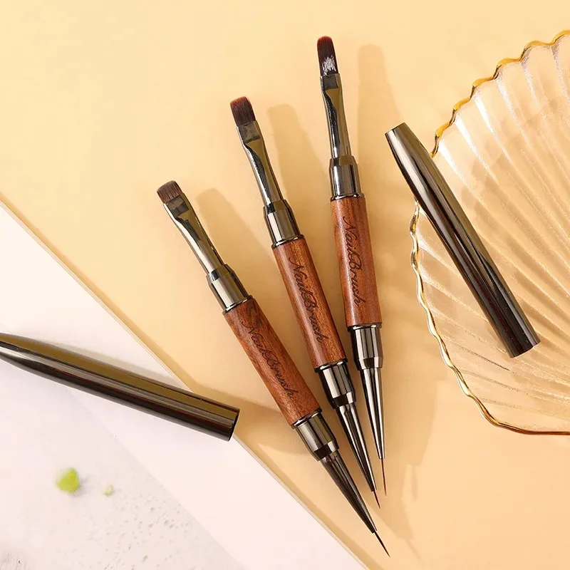 Double-end Nail Pen Brush Glue Phototherapy Pen UV Gel Liner Brush Dual End Acrylic Nail Art Painting Manicure Brushes Tool 27 See235c8555264b0bb947884e57bc5269d