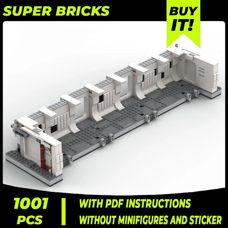 Star Movie Model Moc Building Bricks Expansion Of Spacecraft Corridor Technology Blocks Gifts Christmas Toys DIY Sets Assembly
Star Movie Model Moc Building Bricks Expansion Of Spacecraft Corridor Technology Blocks Gifts Christmas Toys DIY Sets Assembly