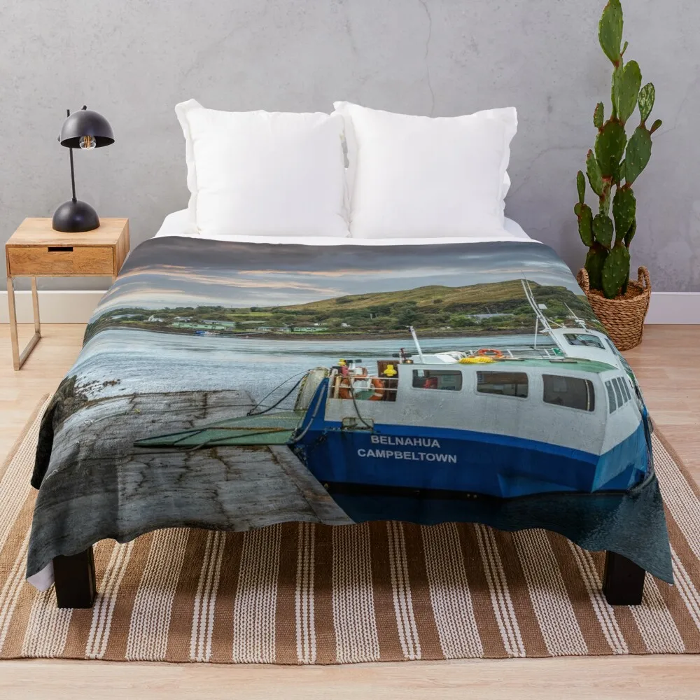 

Cuan Ferry Throw Blanket Warm Travel Decorative Beds Nap Blankets