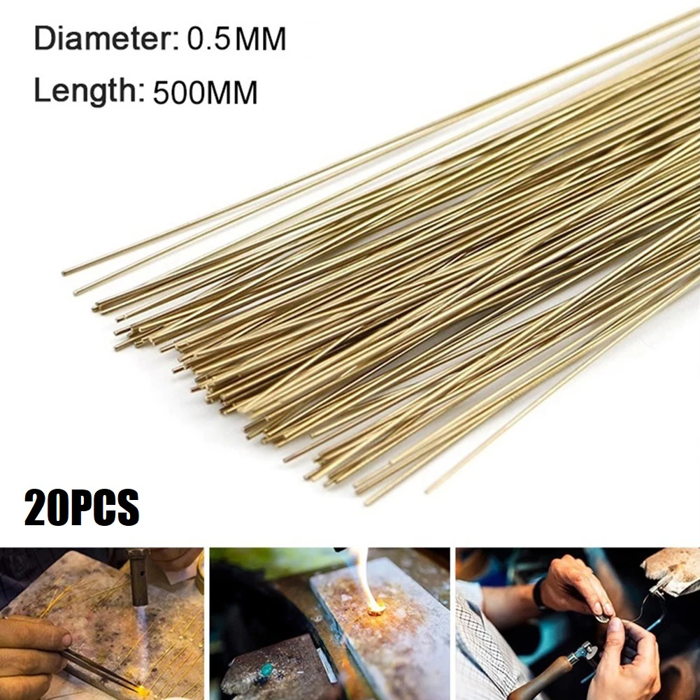 20PCS/set Silver Welding Rods Low Melting Point Soldering Wire Metal Soldering Brazing Rods For Jewelry Making Repair Tools
20PCS/set Silver Welding Rods Low Melting Point Soldering Wire Metal Soldering Brazing Rods For Jewelry Making Repair Tools