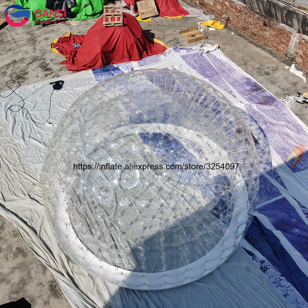 

Airtight Outdoor Inflatable Snow Igloo Tent / Air Sealed Inflatable Ice Dome Tent