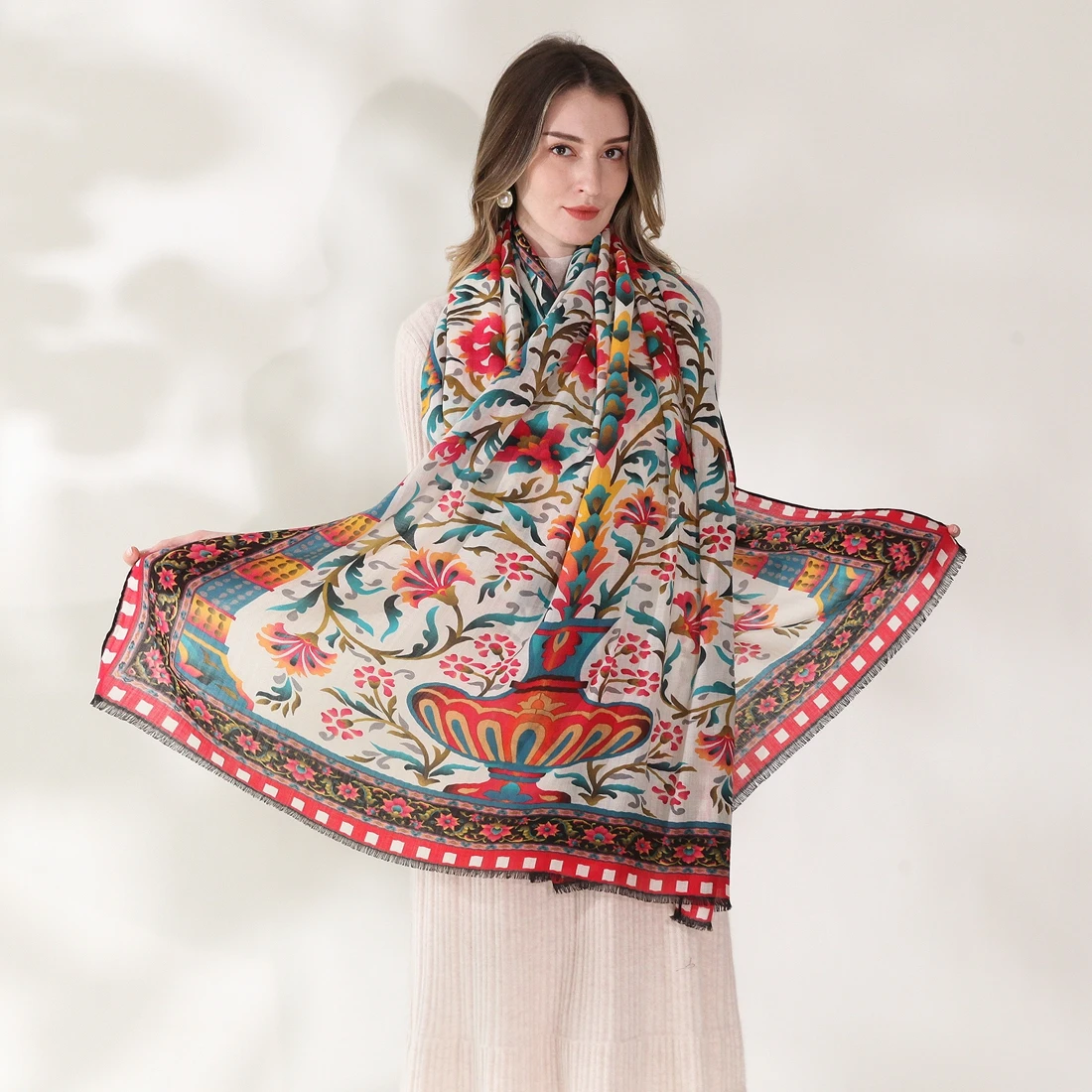 100% wool Bufanda Mujer Wool Poncho Head Women Lady Warm Shawl Stoles Bandana Scarf Hijab Luxury Brand Pashmina Winter
100% wool Bufanda Mujer Wool Poncho Head Women Lady Warm Shawl Stoles Bandana Scarf Hijab Luxury Brand Pashmina Winter