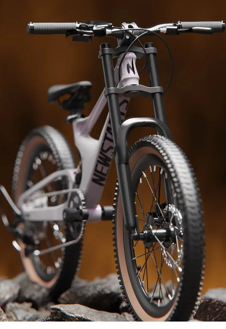 22 inch Full Suspension MTB children's soft tail mountain bike magnesium alloy 7 speed Downhill Bike dual disc brake bicicletas 22 inch Full Suspension MTB children's soft tail mountain bike magnesium alloy 7 speed Downhill Bike dual disc brake bicicletas