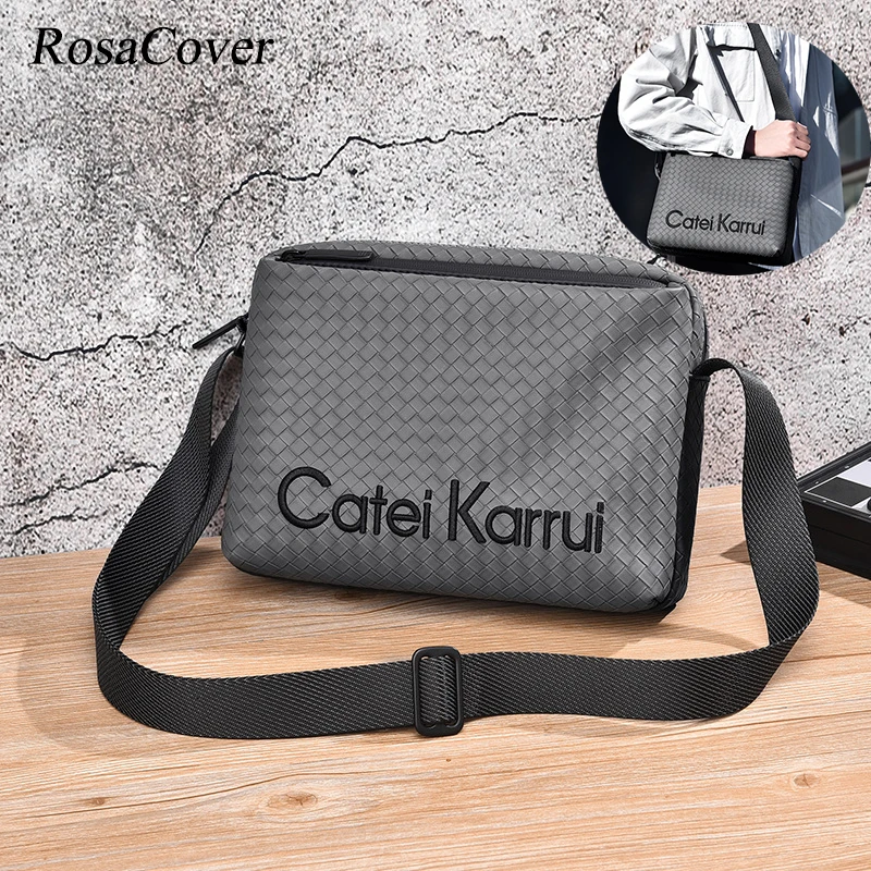 Weave Letter Embroidery Men's Crossbody Bags Large-capacity Shoulder Bags Men Waterproof Wear-resistant Sling Bag Handbags
Weave Letter Embroidery Men's Crossbody Bags Large-capacity Shoulder Bags Men Waterproof Wear-resistant Sling Bag Handbags