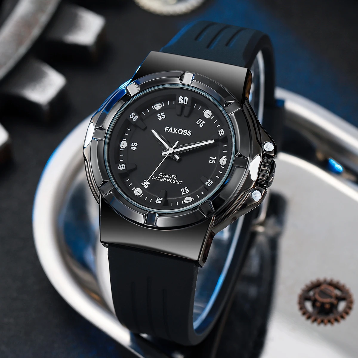 WWOOR New Fashion Men Watch Black Sports Silicone Watch For Men Quartz Clock Creative Waterproof Luxury Man Watches reloj hombre
WWOOR New Fashion Men Watch Black Sports Silicone Watch For Men Quartz Clock Creative Waterproof Luxury Man Watches reloj hombre