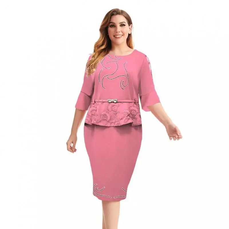 Women Bodycon Dress Elegant Office Ladies Three Quater Sleeves Ruffles Package Hip Female Modest African Retro Gowns Classy New
Women Bodycon Dress Elegant Office Ladies Three Quater Sleeves Ruffles Package Hip Female Modest African Retro Gowns Classy New