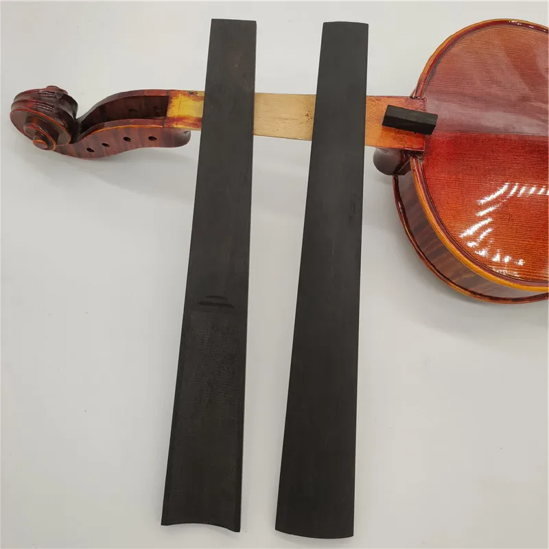 

2pcs high quality Ebony Violin viola Fingerboard 1/8 1/4 1/2 3/4 4/4 size Violin parts