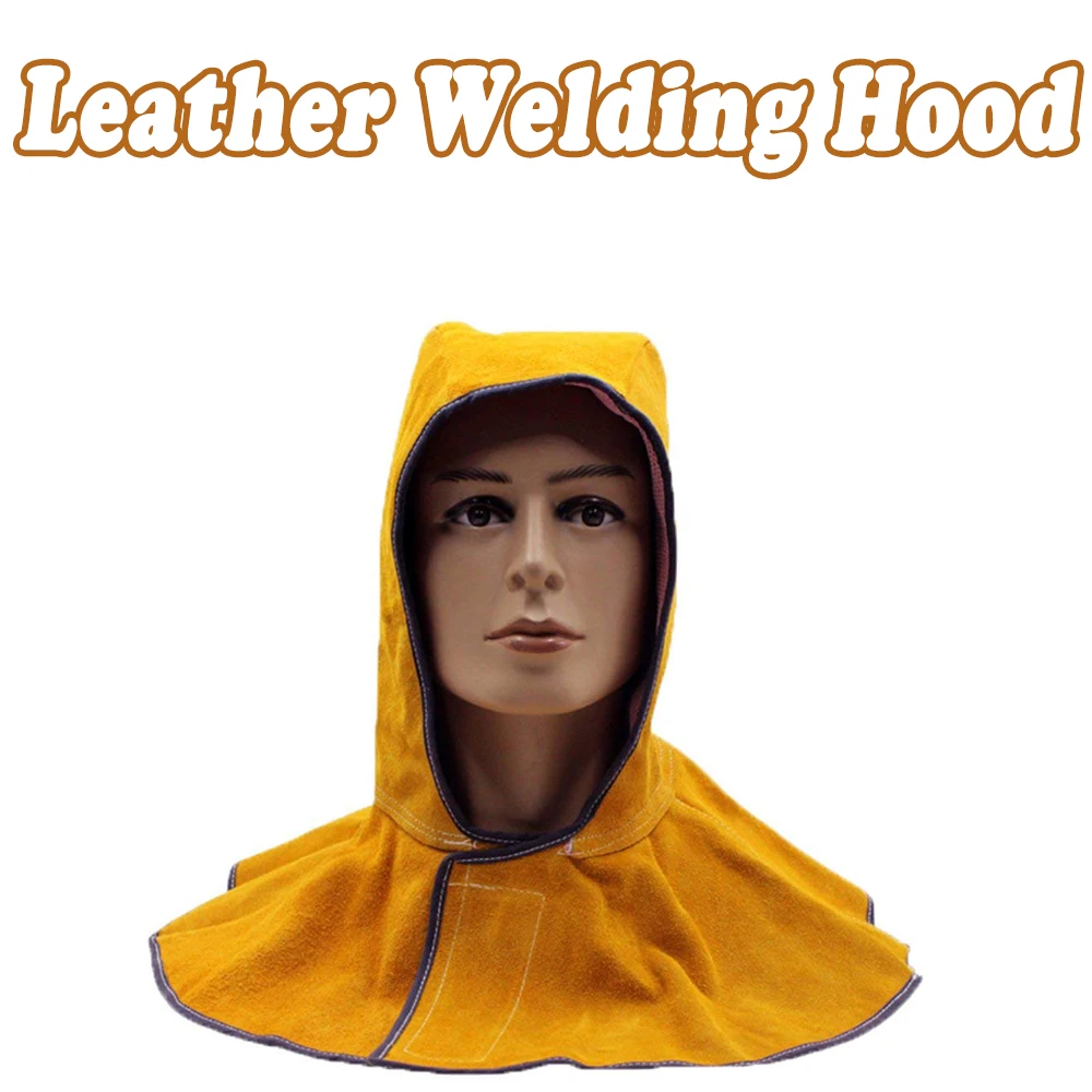Welding Shawl Hat Full Cowhide Dust and Wind Cap Heat Insulation Scalding and Splash Proof Welder's Protective Cap
Welding Shawl Hat Full Cowhide Dust and Wind Cap Heat Insulation Scalding and Splash Proof Welder's Protective Cap