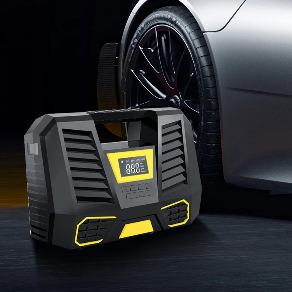 150PSI Digital Display Car Tire Inflator Pump Portable Car Air Compressor 12V Electric Inflator LED Light for Motorcycle Bicycle
150PSI Digital Display Car Tire Inflator Pump Portable Car Air Compressor 12V Electric Inflator LED Light for Motorcycle Bicycle