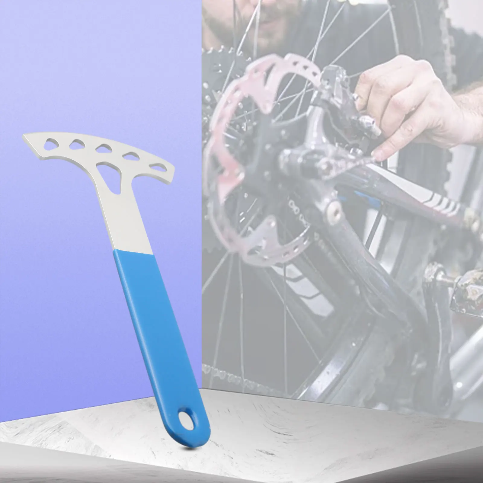 1pc Bike Brake Pad Spreader Stainless Steel Cycling Accessories Blue + Silver Bicycle Brake Rotor Caliper Tool
1pc Bike Brake Pad Spreader Stainless Steel Cycling Accessories Blue + Silver Bicycle Brake Rotor Caliper Tool
