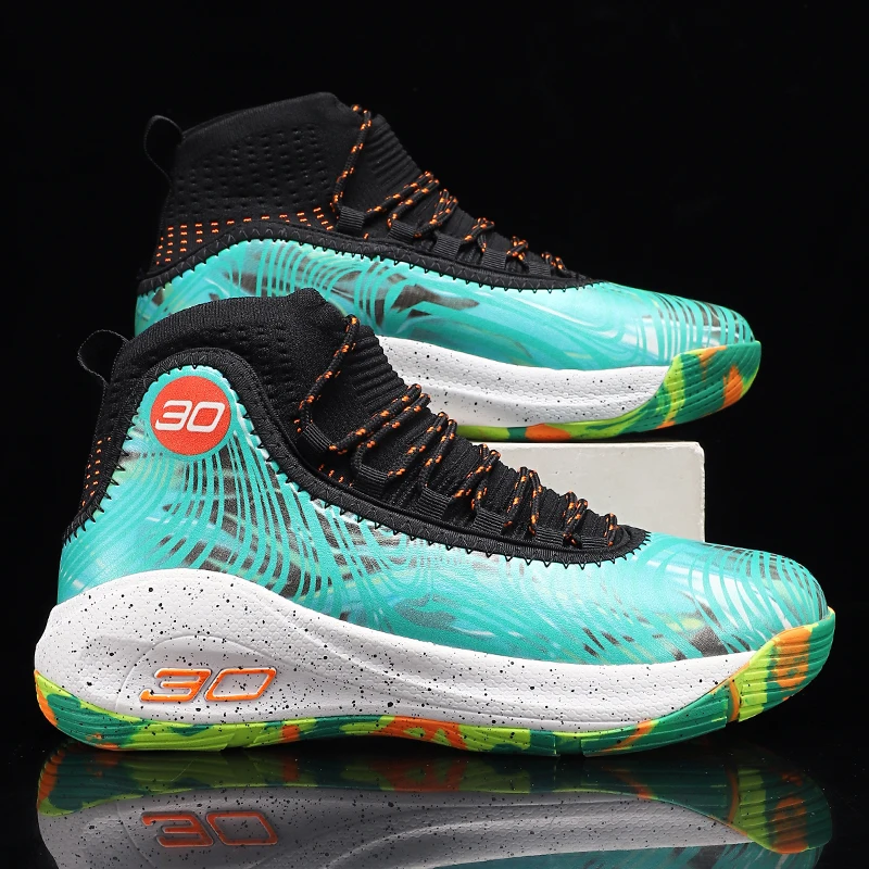 Brand Professional Men's Basketball Shoes Women's Basketball Sneakers Non-slip High-top Couple Breathable Training Shoes
Brand Professional Men's Basketball Shoes Women's Basketball Sneakers Non-slip High-top Couple Breathable Training Shoes