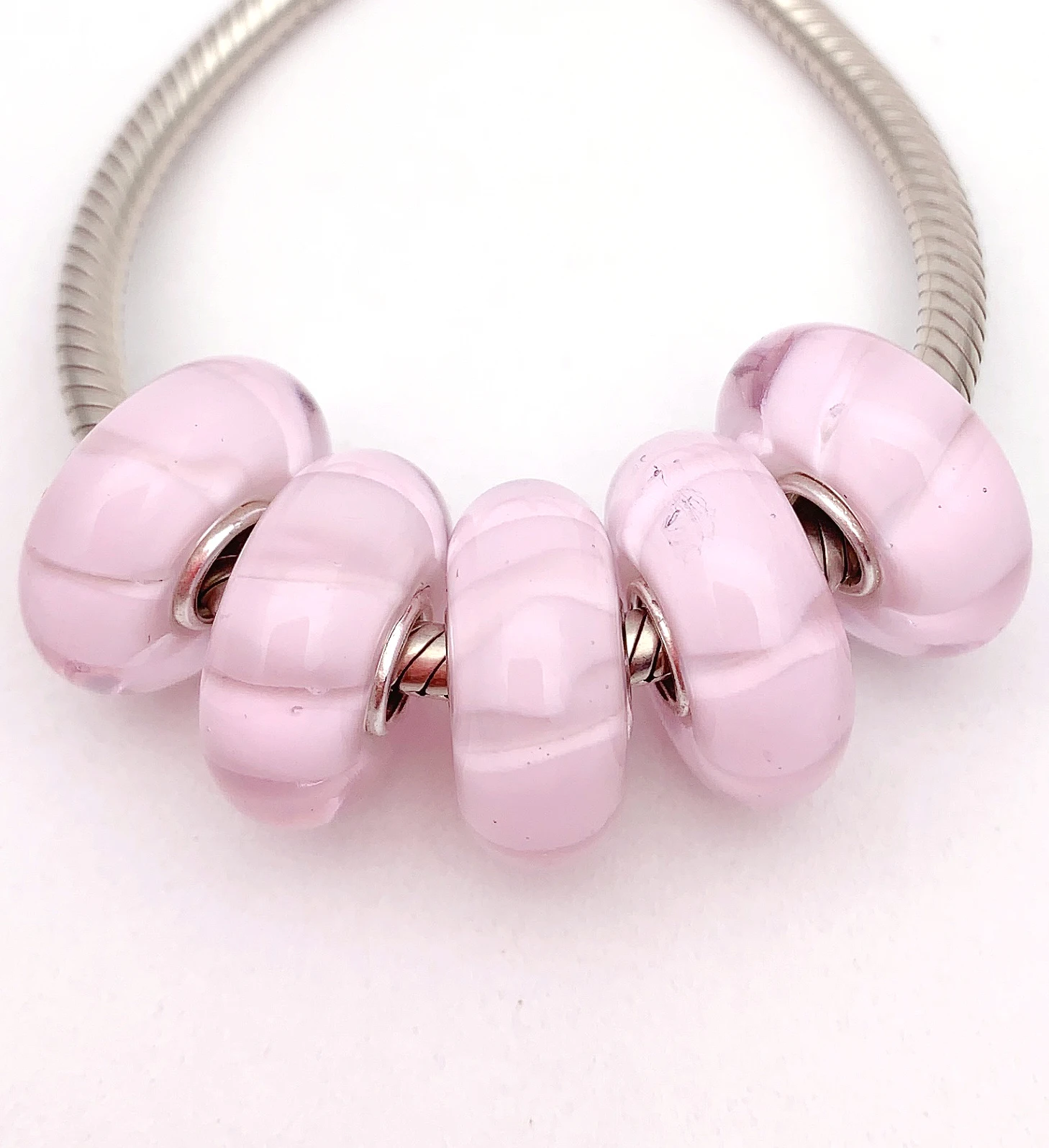 YG312 5X 100% Authenticity S925 Sterling Silver Beads Murano Glassbeads NEW Fit European Charms Bracelet Diy Jewelry Lampwork
YG312 5X 100% Authenticity S925 Sterling Silver Beads Murano Glassbeads NEW Fit European Charms Bracelet Diy Jewelry Lampwork