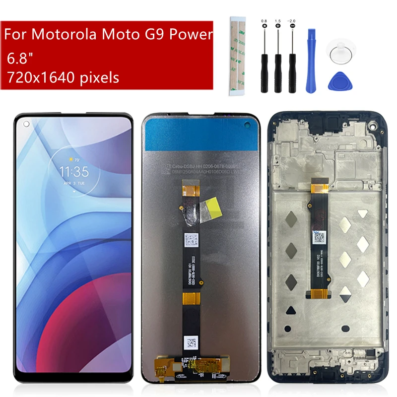 For Motorola Moto G9 Power LCD Display Touch Screen Digitizer Assembly For Moto G9 Power Lcd Replacement Repair Parts 6.8"
For Motorola Moto G9 Power LCD Display Touch Screen Digitizer Assembly For Moto G9 Power Lcd Replacement Repair Parts 6.8"
