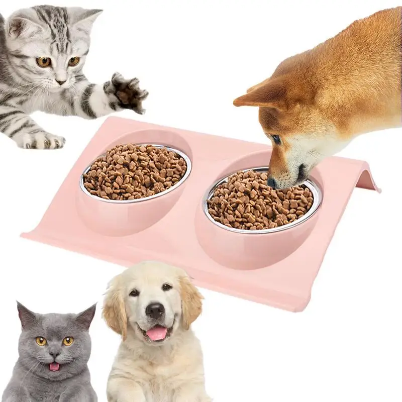 Double Dog Bowl Dog Food Water Feeder Durable Dog Dishes Anti Proof Non Slip Bowl Pet Drinking Dish Feeder Small Dog Accessories
Double Dog Bowl Dog Food Water Feeder Durable Dog Dishes Anti Proof Non Slip Bowl Pet Drinking Dish Feeder Small Dog Accessories