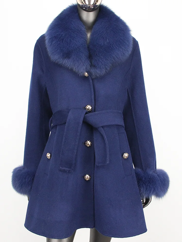 New Real Fur Coat Winter Jacket Women Natural Fox Fur Collar Cuffs Belt Cashmere Wool Woollen Ladies Outerwear Streetwear 31 Mallzona See31a9642a9740aaa1b445b9bde622bfV New Real Fur Coat Winter Jacket Women Natural Fox Fur Collar Cuffs Belt Cashmere Wool Woollen Ladies Outerwear Streetwear Mallzona