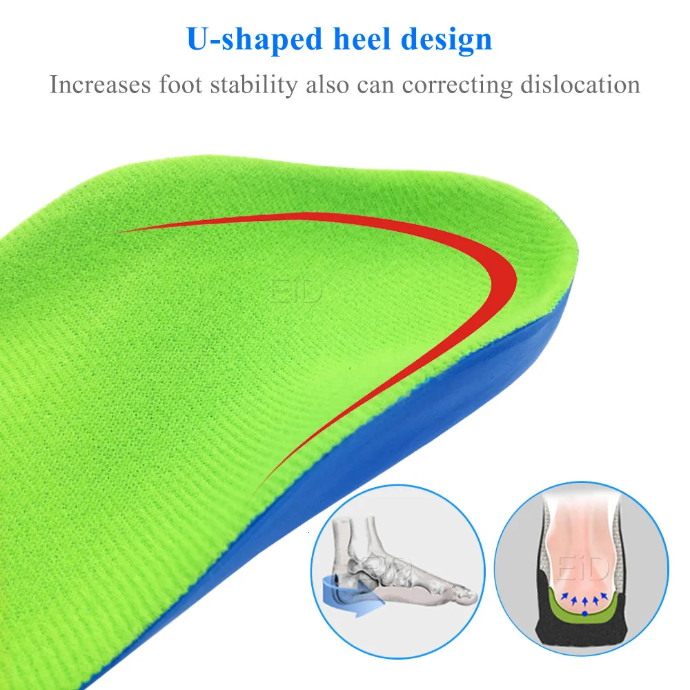 Generic EiD 3D Kids Children's Orthopedic Insoles For Shoes Flat Feet