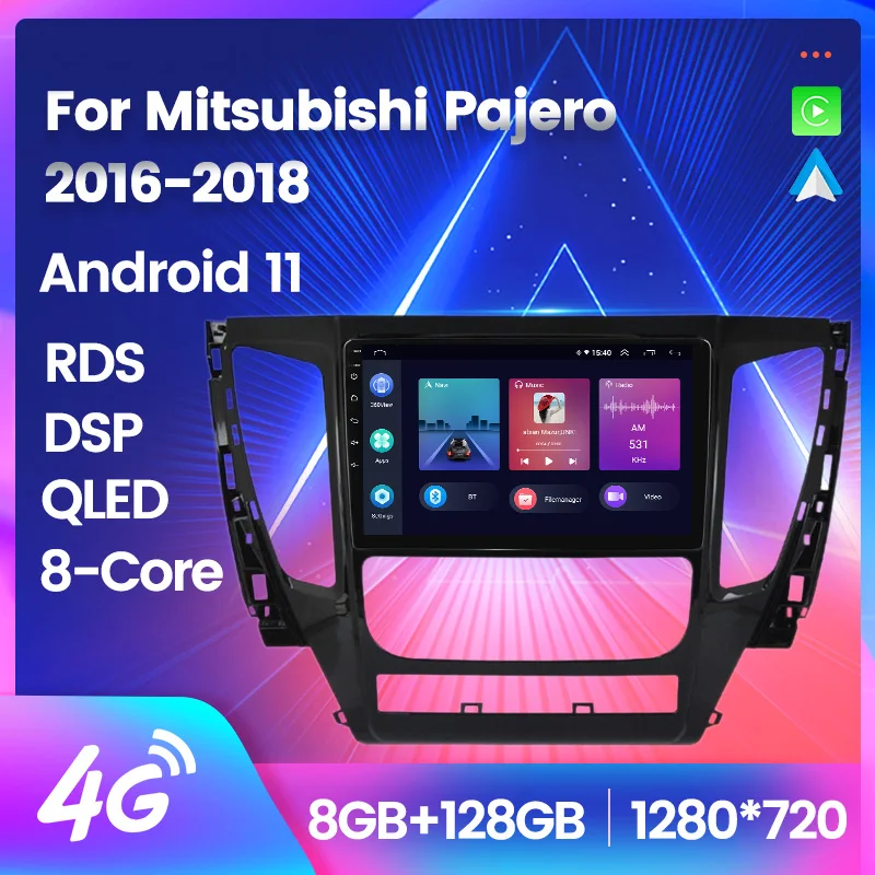 Android 11 Car Radio Multimedia Video Player Stereo For Mitsubishi Pajero 2016-2018 8core GPS Navigation Carplay+Auto WiFi+4G BT
Android 11 Car Radio Multimedia Video Player Stereo For Mitsubishi Pajero 2016-2018 8core GPS Navigation Carplay+Auto WiFi+4G BT