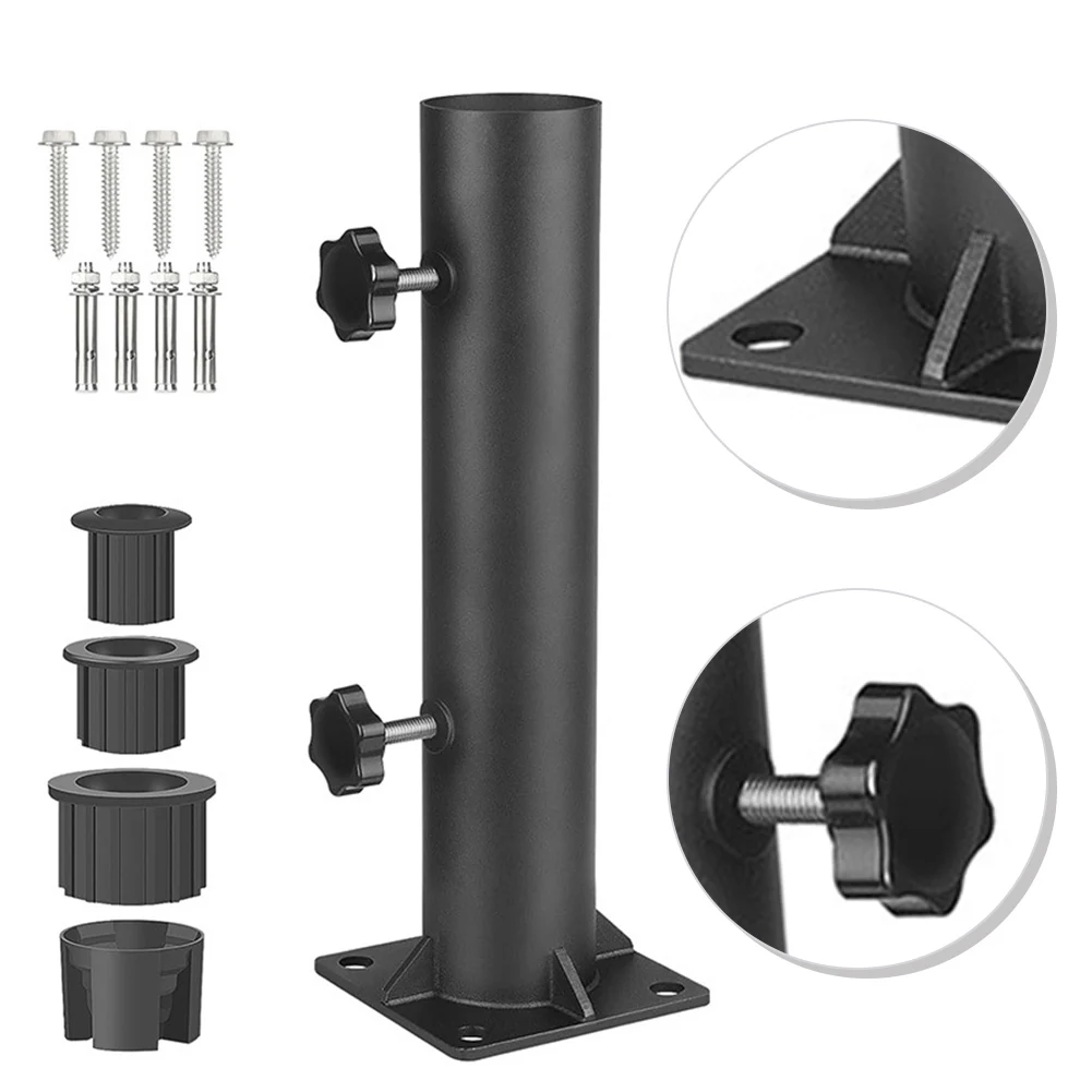 1set Outdoor Patio Umbrella Stand Base Holder Replacement Clamp Deck Mount Courtyard Stainless Steel Household Merchandises
1set Outdoor Patio Umbrella Stand Base Holder Replacement Clamp Deck Mount Courtyard Stainless Steel Household Merchandises