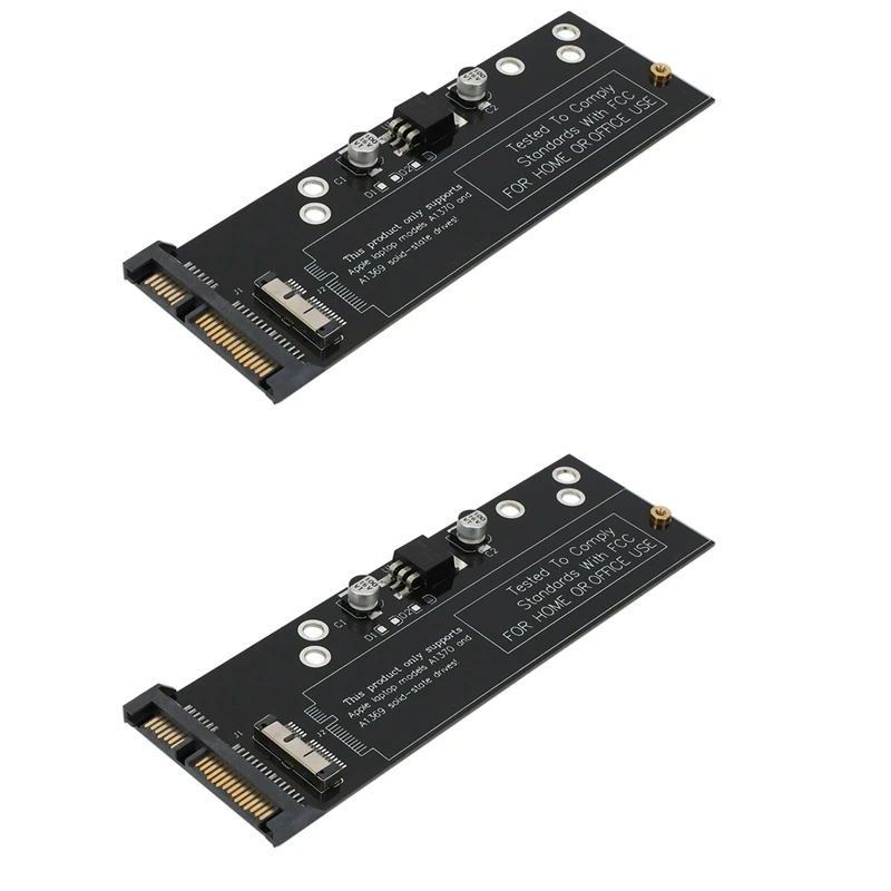2X SSD To SATA Adapter Card For Apple Air A1370 A1369 2010/2011 Sata Card
2X SSD To SATA Adapter Card For Apple Air A1370 A1369 2010/2011 Sata Card